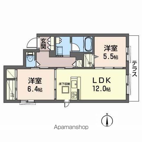 SHAMAISON 濱の間取り写真