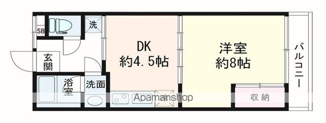 TKハイムの間取り写真