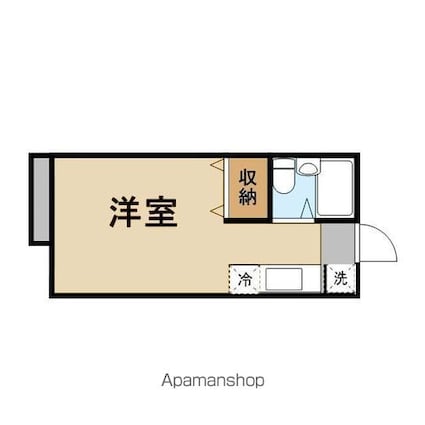 東京都武蔵野市吉祥寺本町４丁目[1R/17.5m2]の間取図