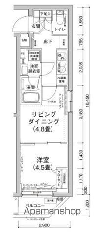 アイルプレミアム笹塚ウエストの間取り写真