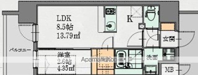 ARTIZA都島の間取り写真