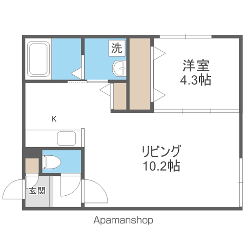 HERO YAMAHANA1の間取り写真