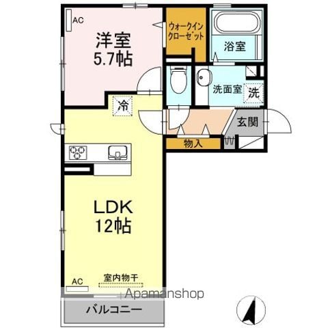 ディアコート城東の間取り写真