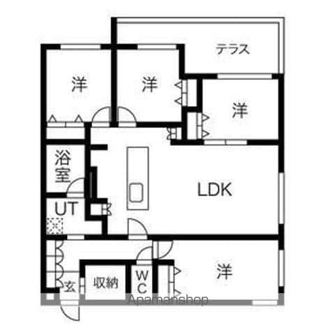 SーRESIDENCE南円山の間取り写真