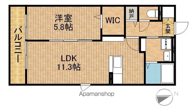 ARUROOM高林の間取り写真