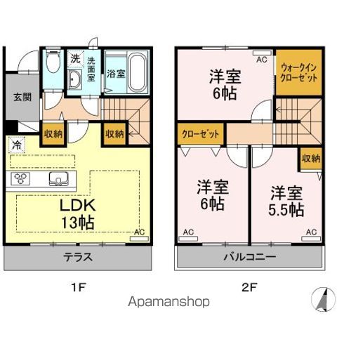 【コモレビ大蔵　Ｑの間取り】