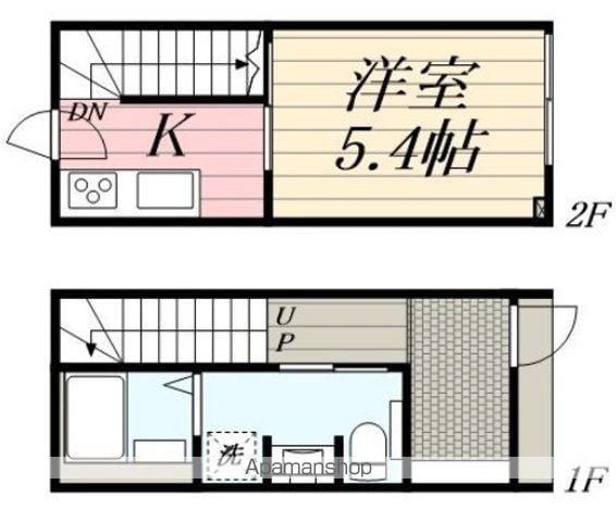 MOK-TERRACE SHINKEMIGAWAの間取り写真