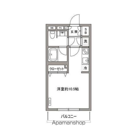MONCLE KOMAZAWAの間取り写真