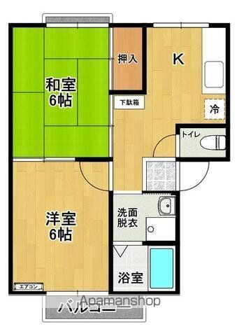 ファーストパレスIIB棟の間取り写真