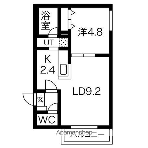 SERAM円山WESTの間取り写真