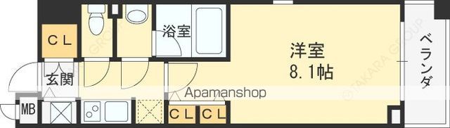 LASANTE京橋の間取り写真