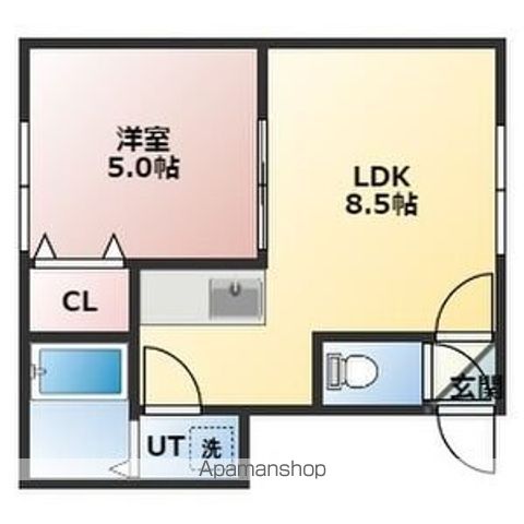 カシーナ平岸高台壱番館の間取り写真