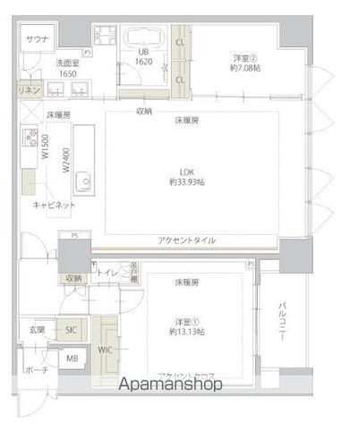 PREGIO谷町の間取り写真