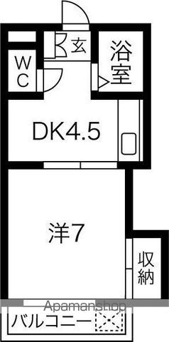 第二メゾン北川の間取り写真