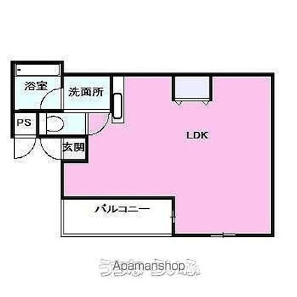 ロブコンド[1LDK/53.76m2]の間取図