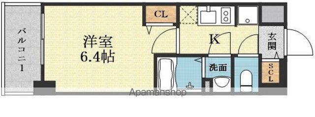 プレサンスブルーム東三国の間取り写真