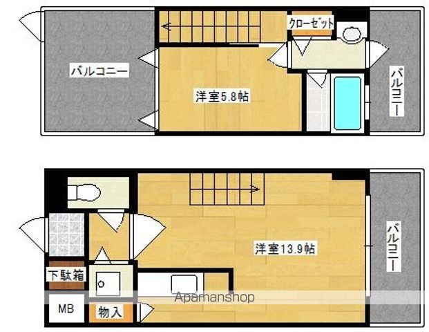 レキシントン・スクエア桜坂の間取り写真