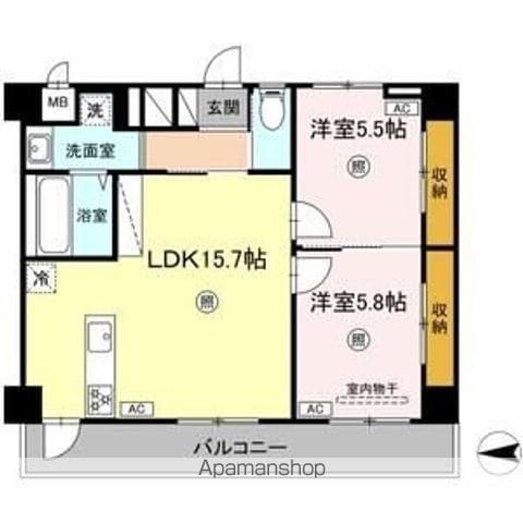 LINDRE長丘の間取り写真