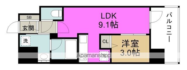 ソルテラスUMEDA NORTHの間取り写真