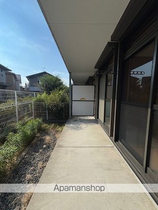 ロザージュⅡ[2DK/44.72m2]のバルコニー