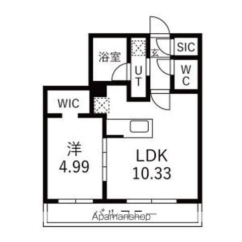 CIEL琴似II 仮)GAー二十四軒3ー3Mの間取り写真
