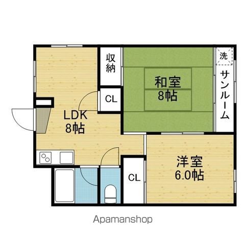 生野ハイツの間取り写真