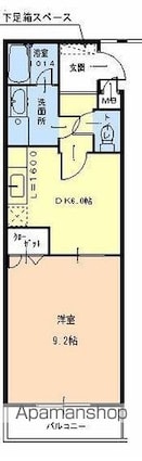 和歌山県和歌山市今福４丁目[1DK/35.48m2]の間取図