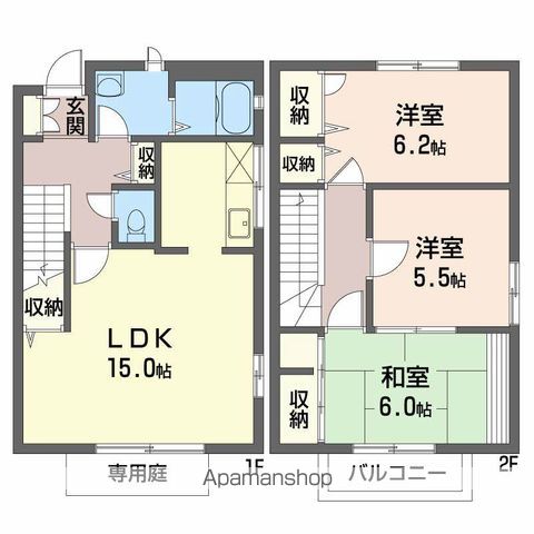 サザンヒル C棟の間取り写真