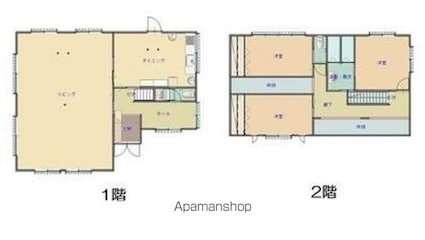 西浜貸店舗付き住宅[3LDK/186.8m2]の間取図