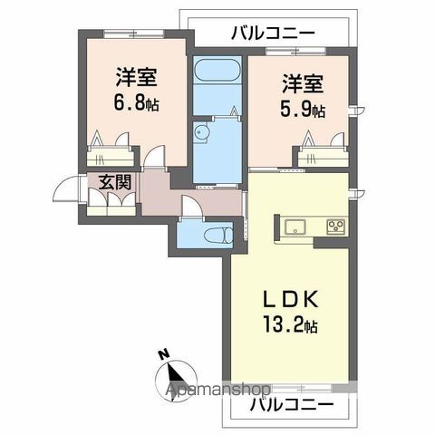 ベレオコスモの間取り写真