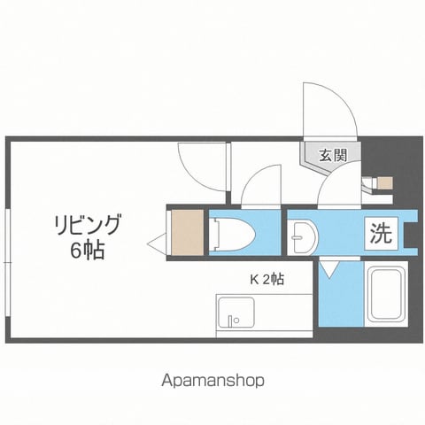 フロンティアの間取り写真