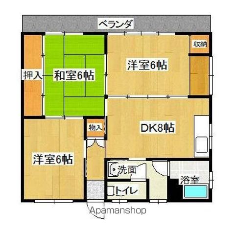ユートピア桜ヶ丘の間取り写真