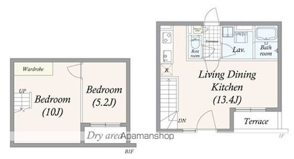 ＧＲＡＮ　ＰＡＳＥＯ　池尻大橋[2LDK/55.28m2]の間取図