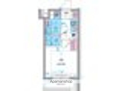 ＧＥＮＯＶＩＡ天王台[1K/21.66m2]の間取図