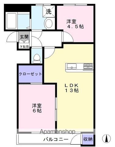 ベルナーデの間取り写真