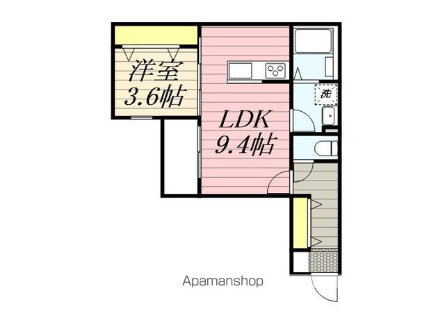 横手南町AP A棟の間取り写真
