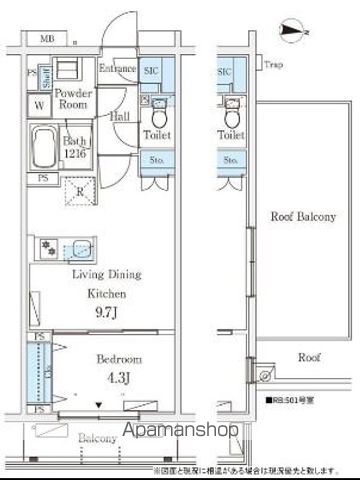 杉並区堀ノ内のマンションの間取り