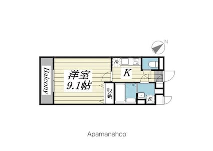 アークヒルズ神栖（仮）[1K/30.06m2]の間取図
