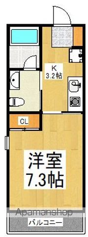 小平市小川町のアパートの間取り