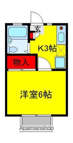 アブニールハイツ石東の間取り写真