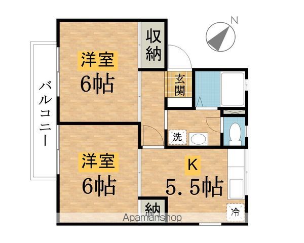 ストークハイムの間取り写真