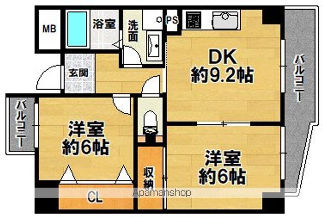 サイプレス住之江の間取り写真