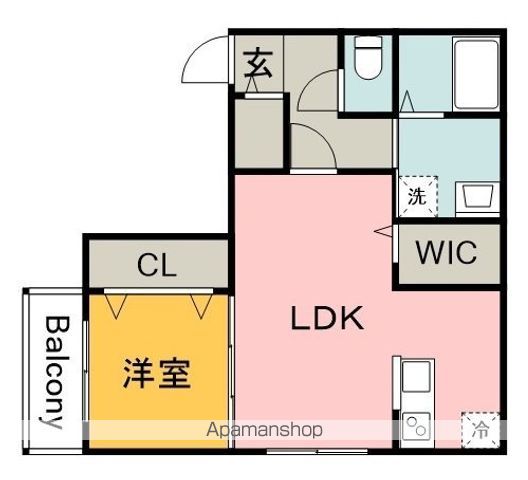 D5舟入南の間取り写真