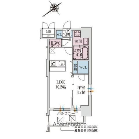スプランディッド堺東IIIの間取り写真