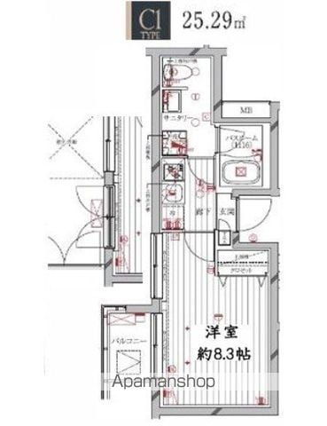 REGALIZ洗足池の間取り写真