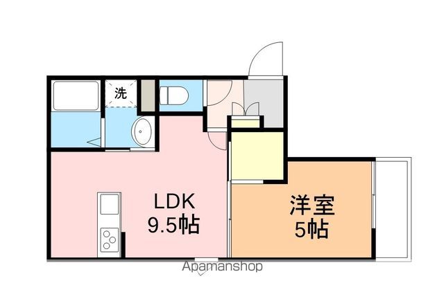 学校町通アパートの間取り写真