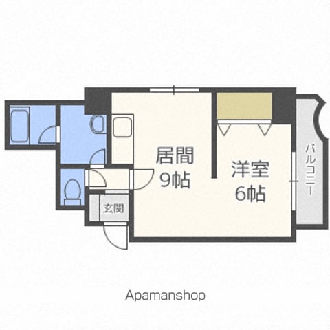 エレガンス円山の間取り写真