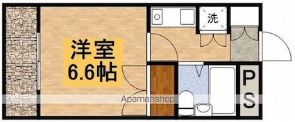 東京都小金井市東町３丁目[1K/19.47m2]の間取図