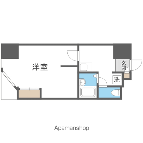 CANVASSすすきのの間取り写真