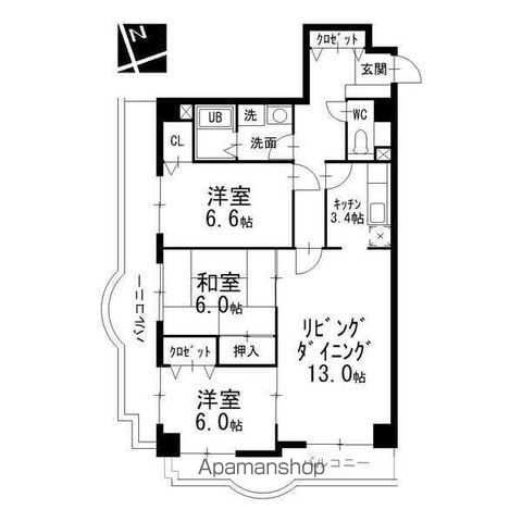 メゾン五反田の間取り写真